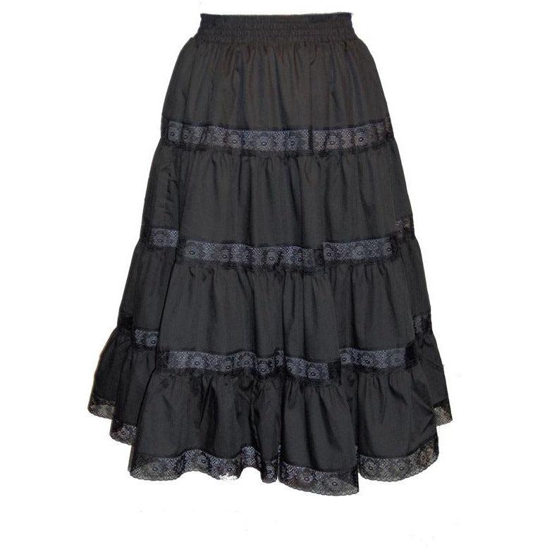 Lace layered skirt best sale