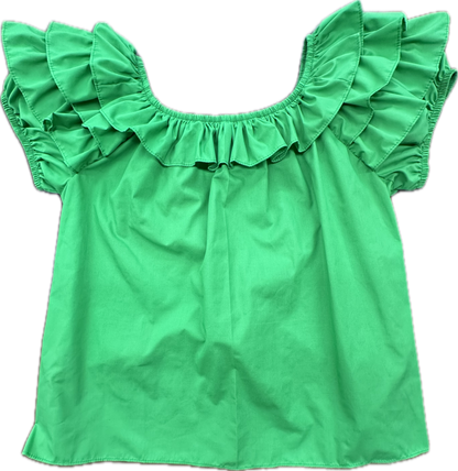 Triple Ruffle Blouse