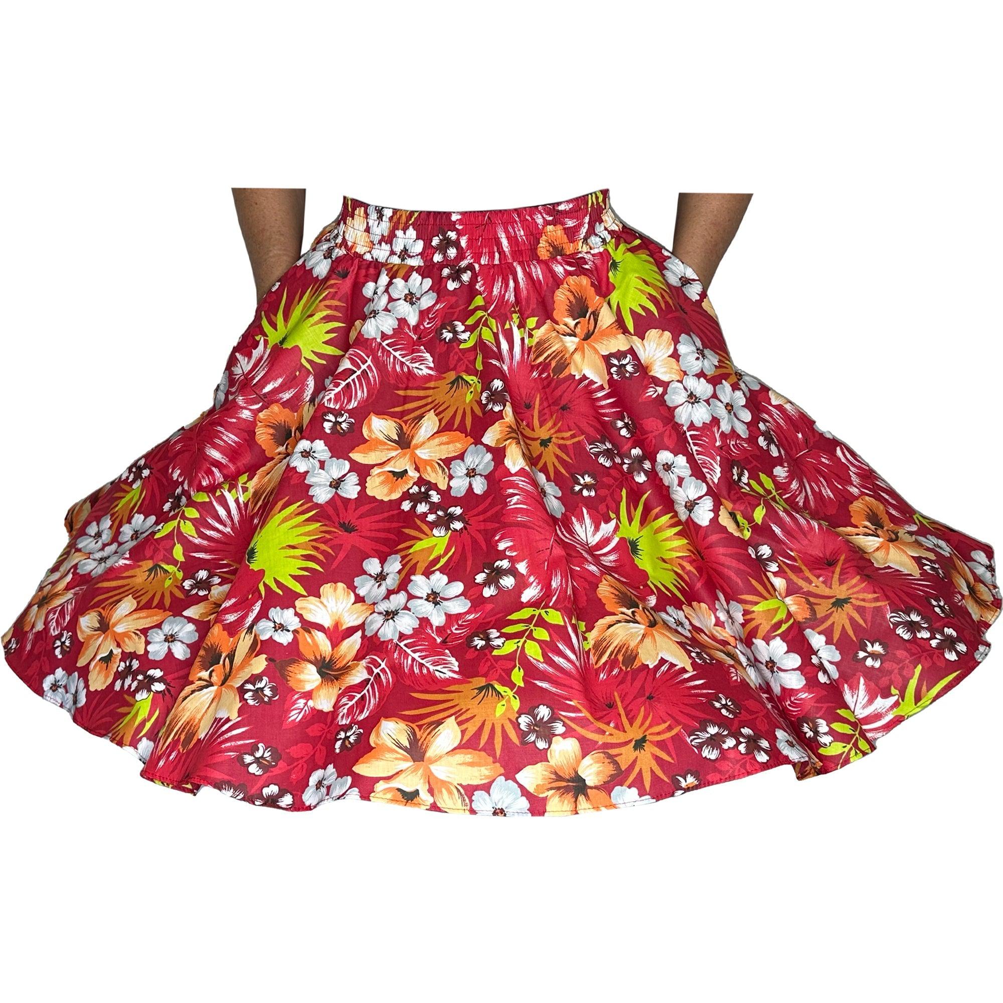 Tropical Hawaiian Square Dance Skirt Square Up Fashions