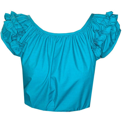 Basic Ruffle Blouse, Blouse - Square Up Fashions