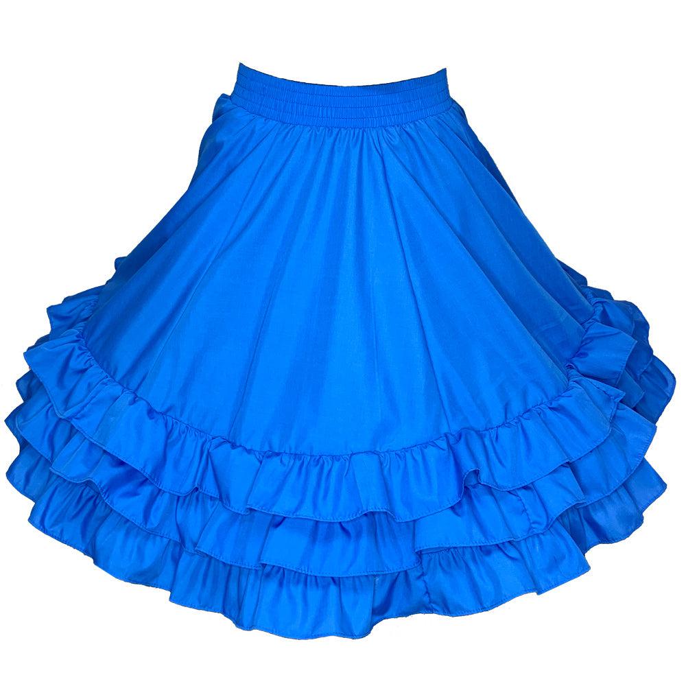 3 Ruffle Square Dance Skirt, Skirt - Square Up Fashions