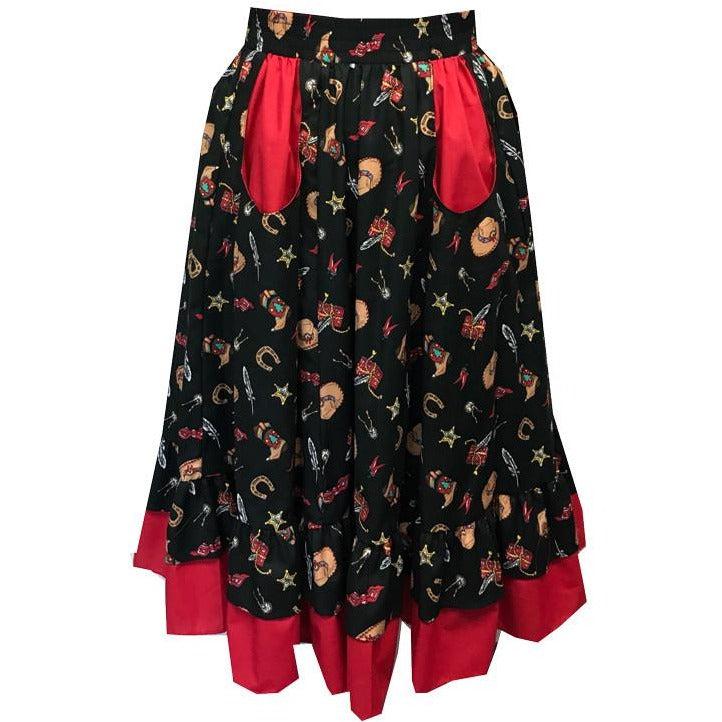 Wild West Prairie Skirt, Prairie - Square Up Fashions