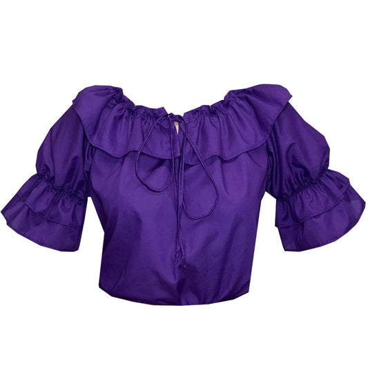 Faux Drawstring Blouse, Blouse - Square Up Fashions