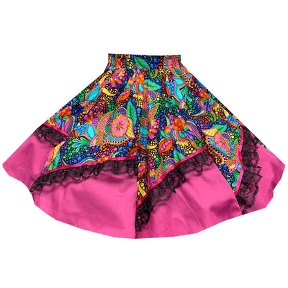 Colorful Carnival Square Dance Skirt, Skirt - Square Up Fashions