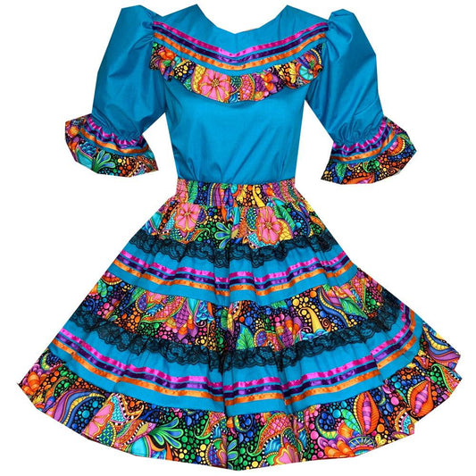 Vivid Fantasia Square Dance Outfit, Set - Square Up Fashions